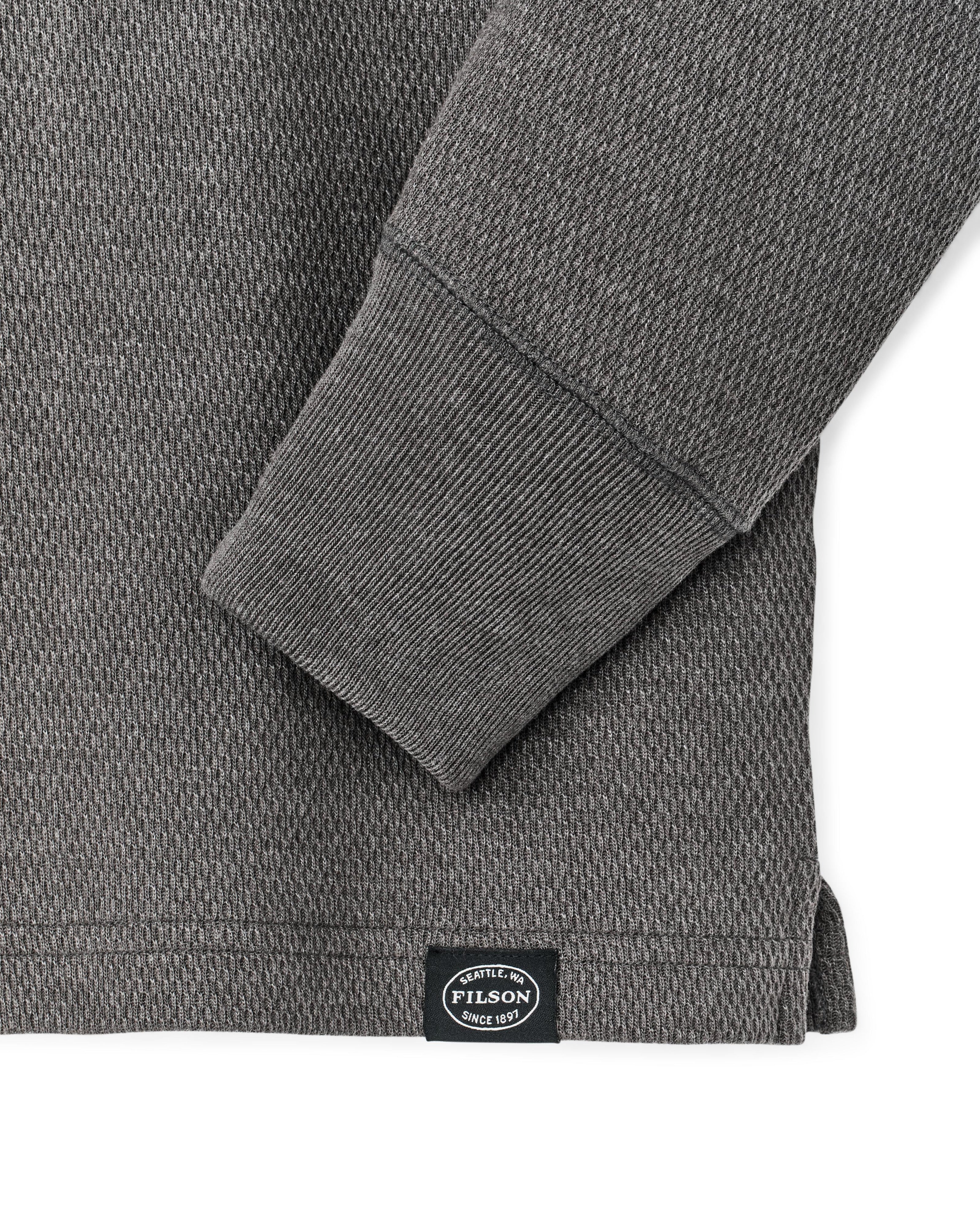 Filson - Waffle Knit Henley - Charcoal