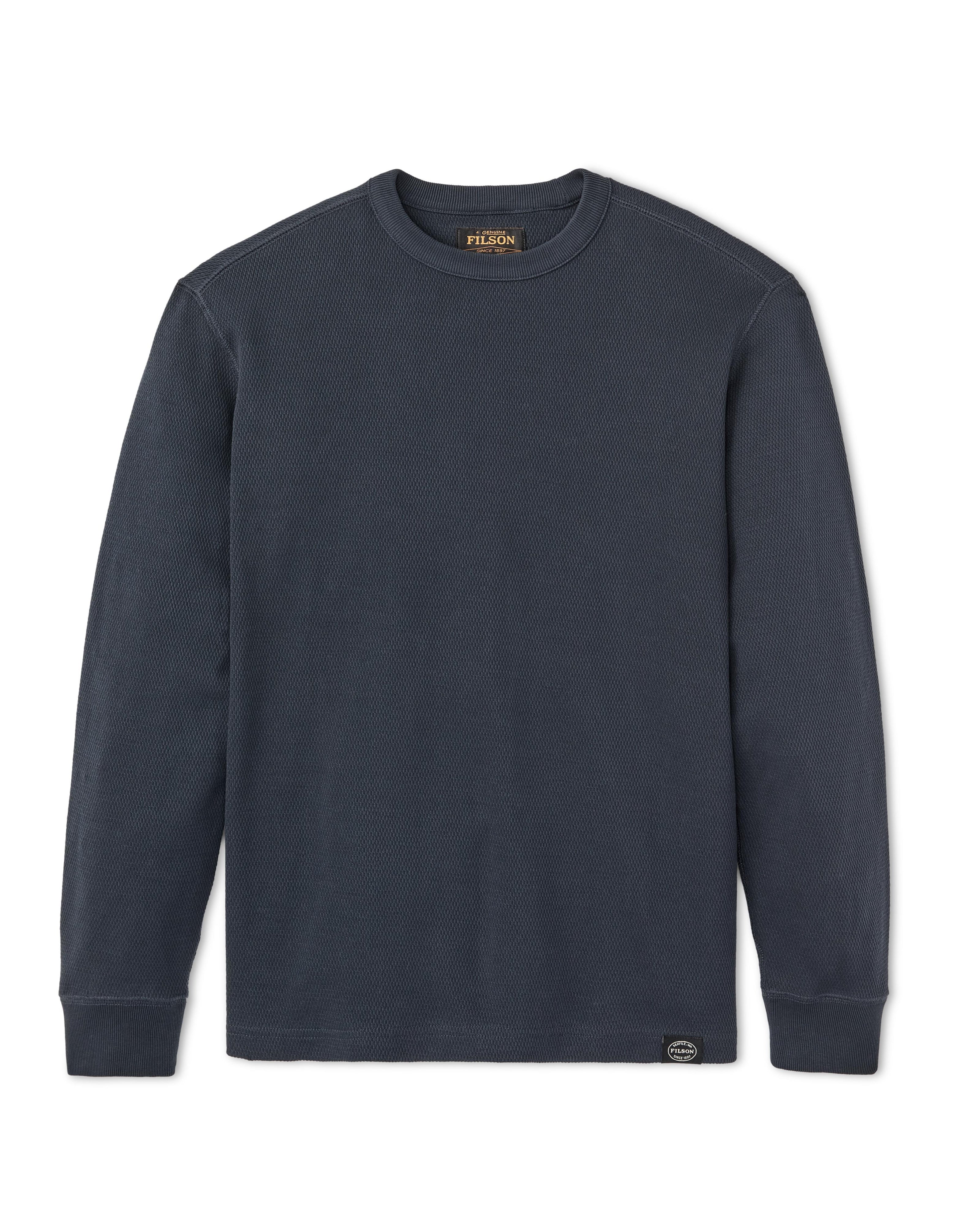 Filson - Waffle Knit Crew - Blue Mussel