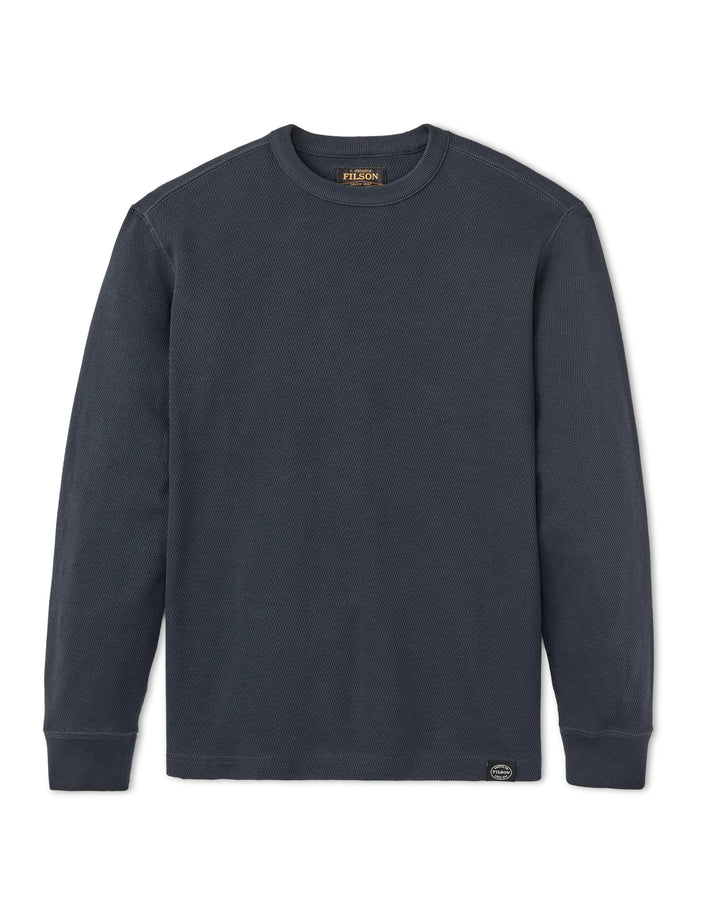 Filson - Waffle Knit Crew - Blue Mussel