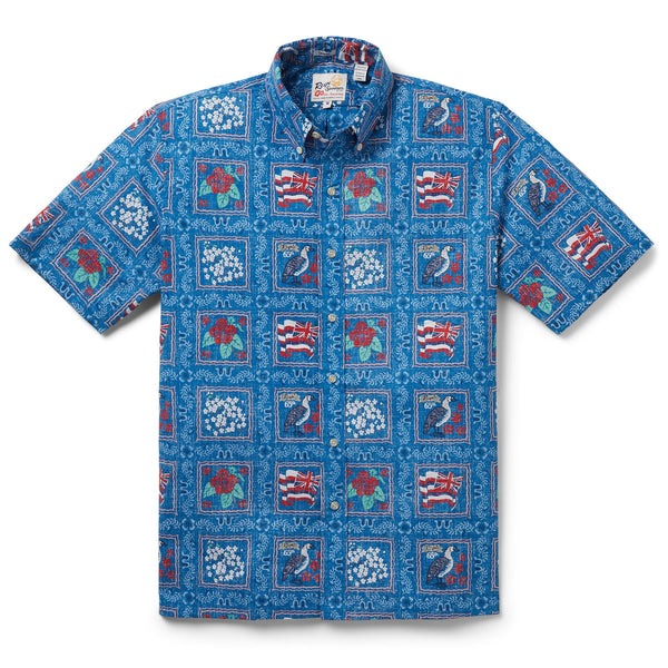 Reyn Spooner Seattle Mariners Cotton 20th Anniversary S/S Shirt Medium M