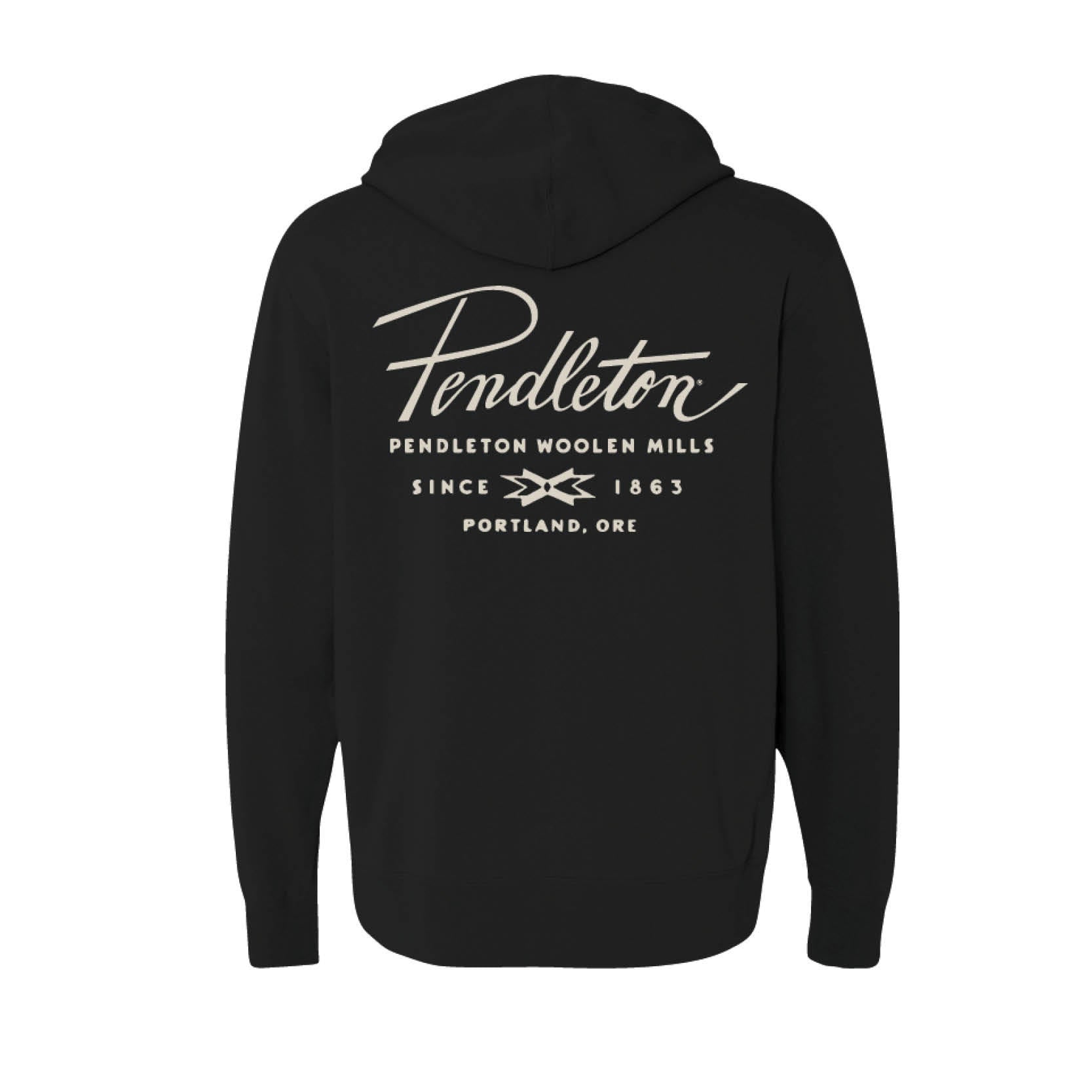 Antique Logo Graphic Hoody - Black 74295 – McKenna's Pendleton